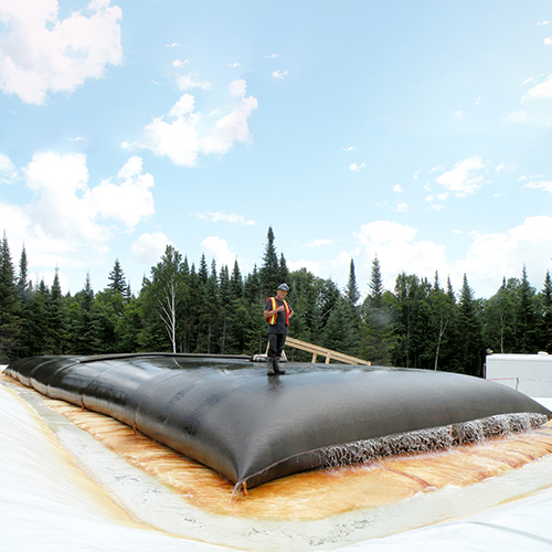 Project Image - Westwood Mine - Geotube Water Recycling System